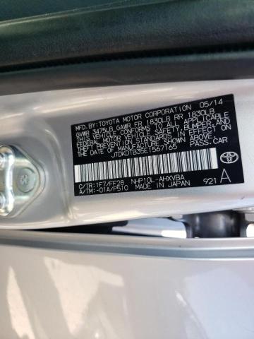 Photo 10 from auction – 2014 TOYOTA PRIUS C with VIN JTDKDTB35E1567165