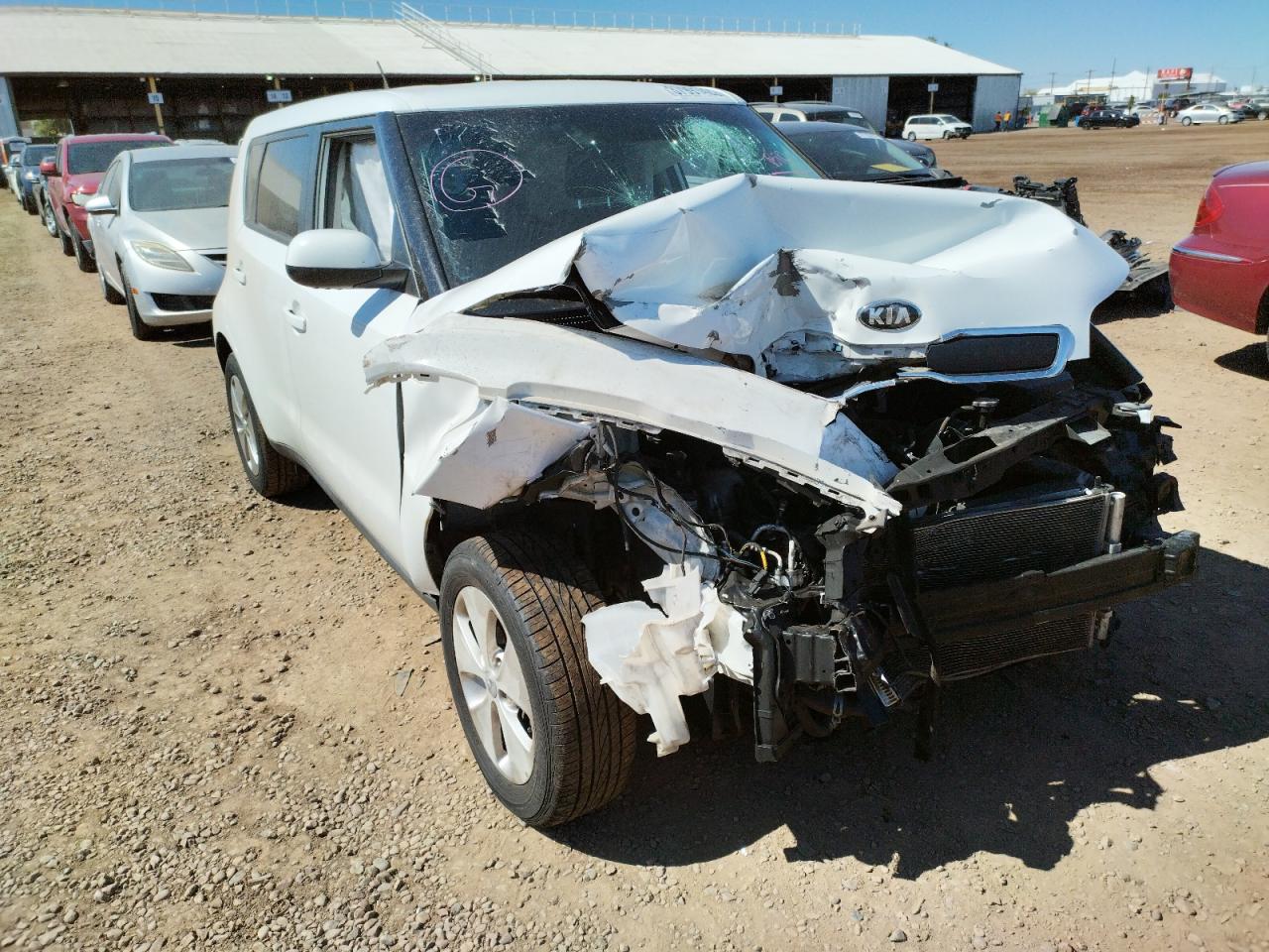 KIA SOUL 2015 with VIN KNDJN2A22F7801031 - Photo from auction