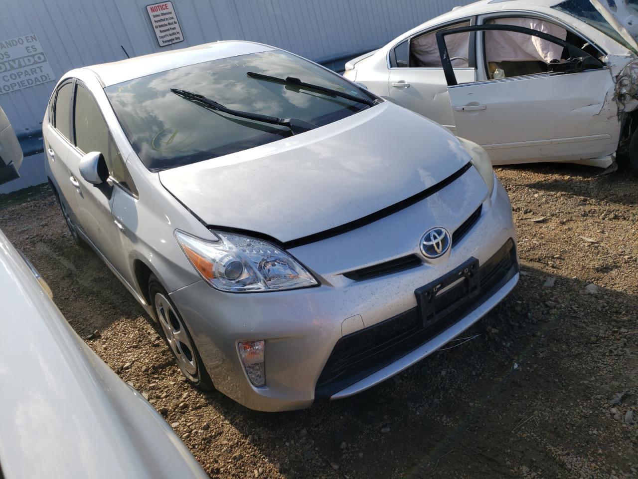 TOYOTA PRIUS 2012 with VIN JTDKN3DU8C5433887 - Photo from auction
