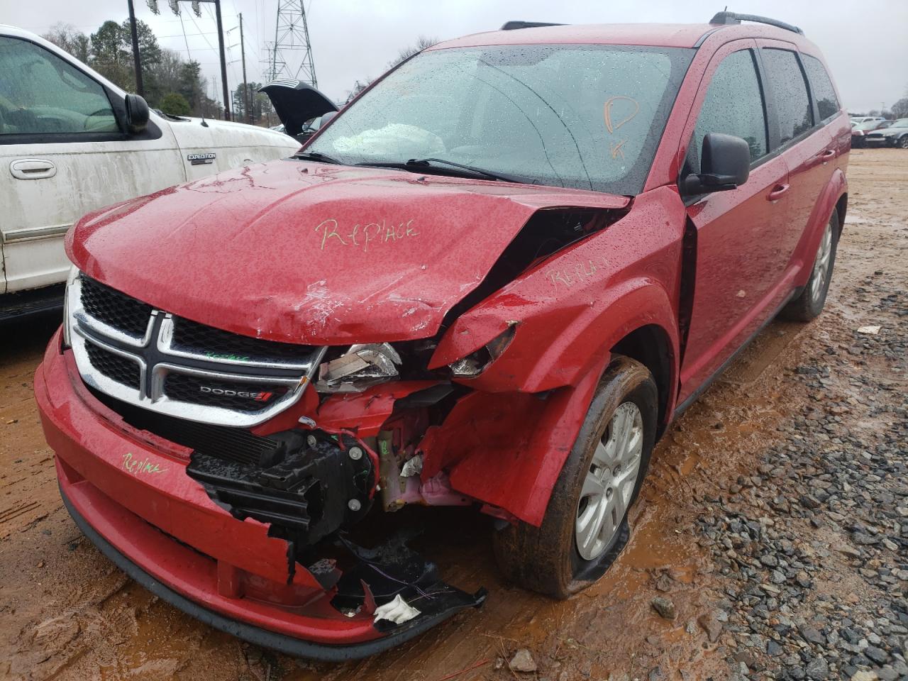 Photo 2 from auction – 2016 DODGE JOURNEY SE with VIN 3C4PDCAB0GT228243