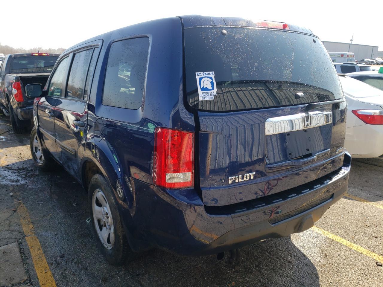 Photo 3 from auction – 2015 HONDA PILOT with VIN 5FNYF4H23FB075283
