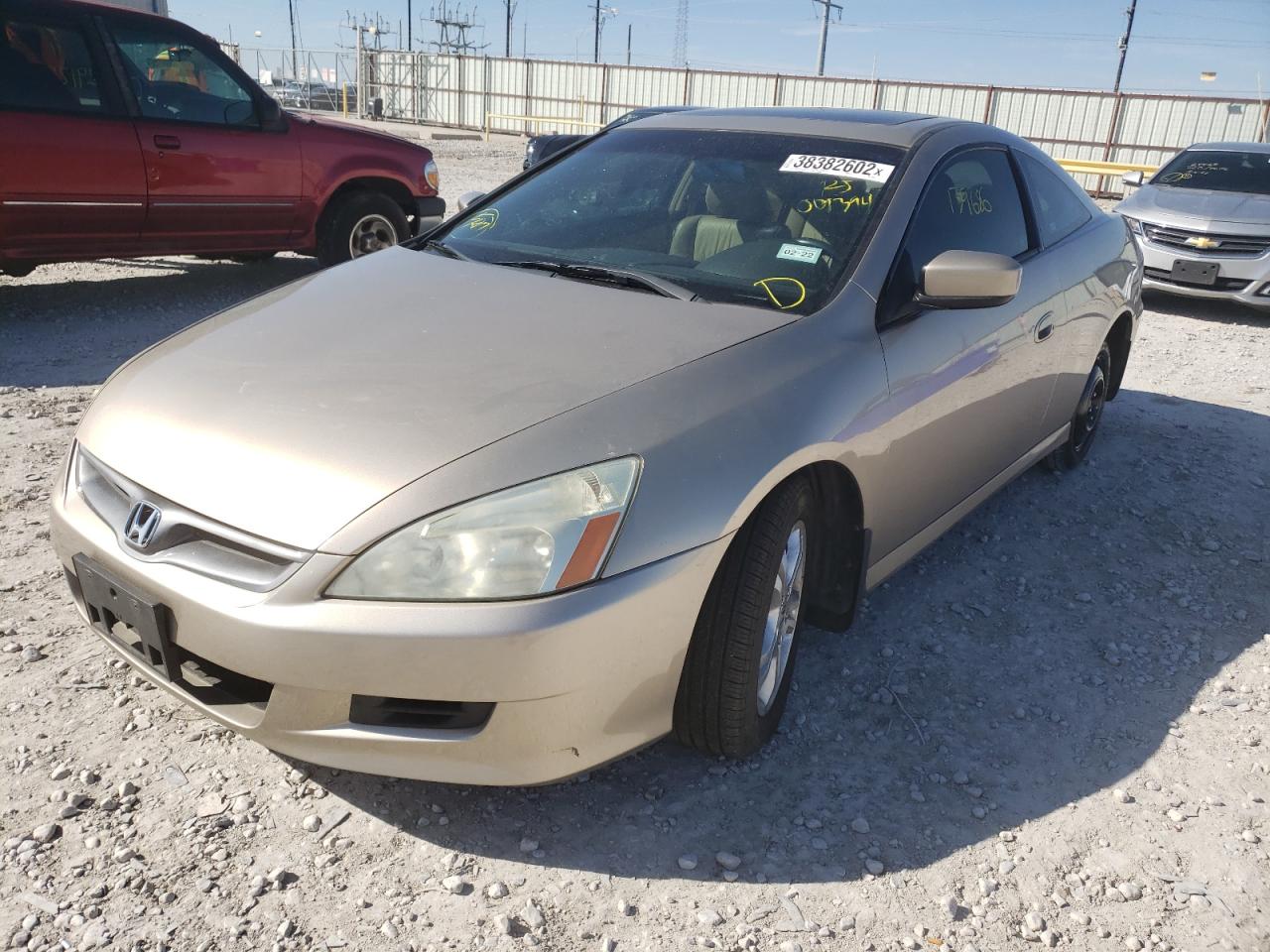 Photo 2 from auction – 2007 HONDA ACCORD EX with VIN 1HGCM72607A009394