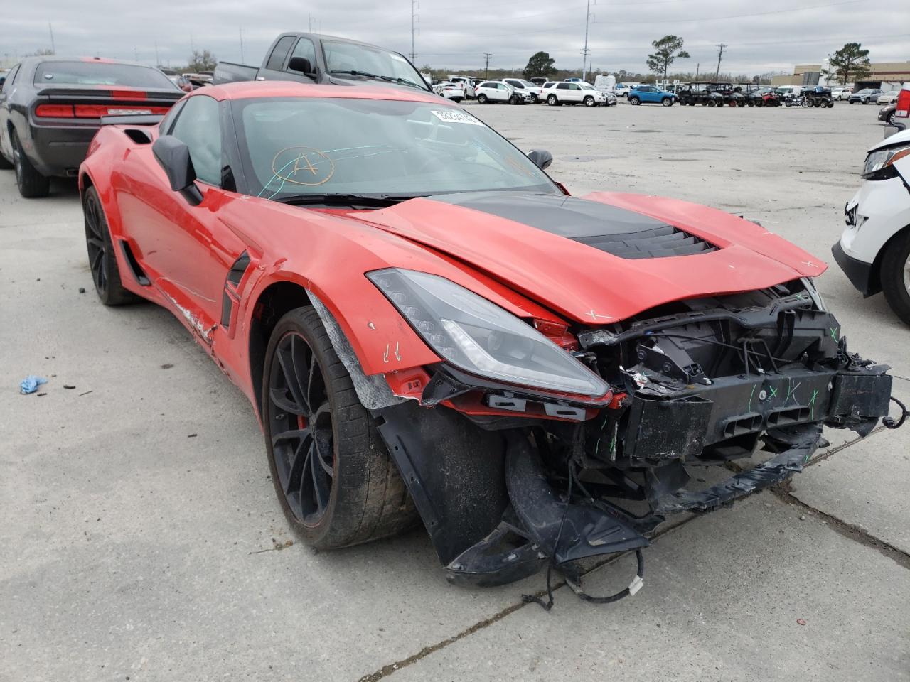 CHEVROLET CORVETTE G 2019 with VIN 1G1YY2D78K5121758 - Photo from auction
