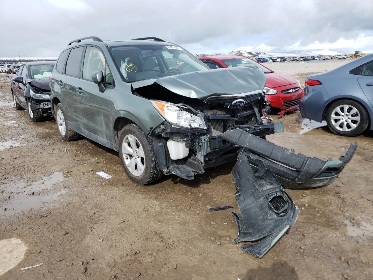 SUBARU FORESTER 2 2015 with VIN JF2SJADC8FH421413 - Photo from auction