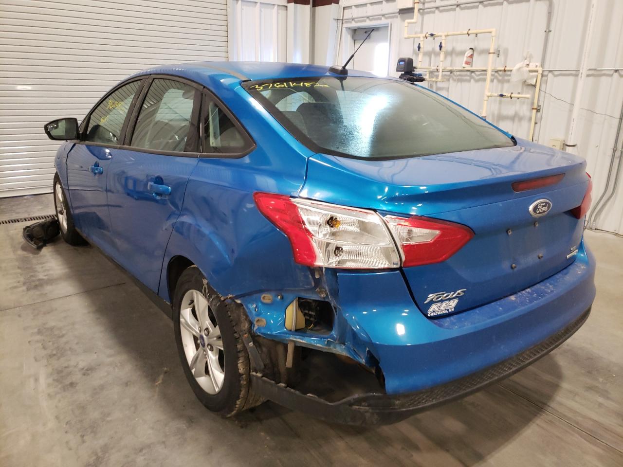Photo 3 from auction – 2013 FORD FOCUS SE with VIN 1FADP3F24DL290941