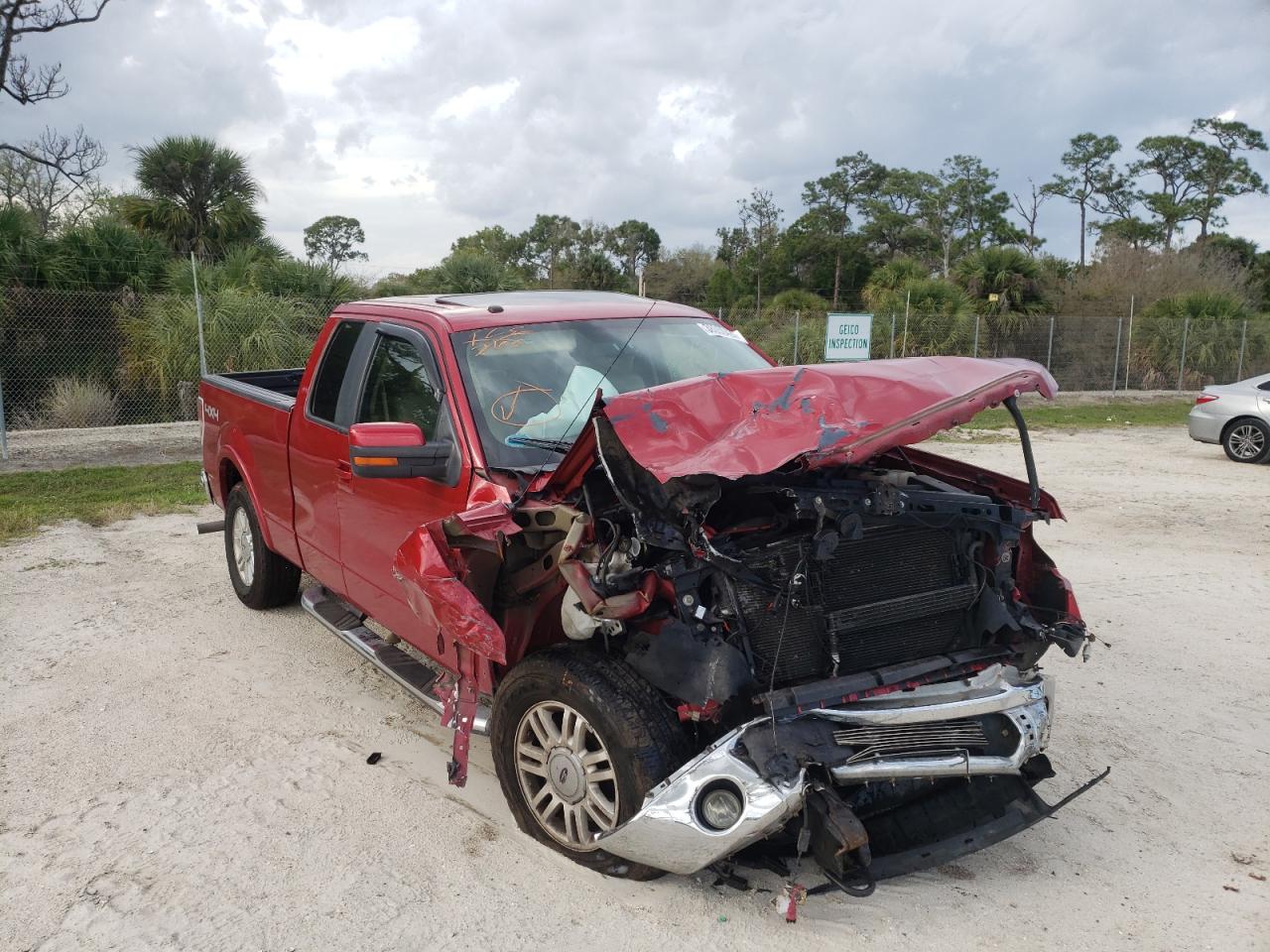 FORD F150 SUPER 2010 with VIN 1FTFX1EV9AFD08198 - Photo from auction