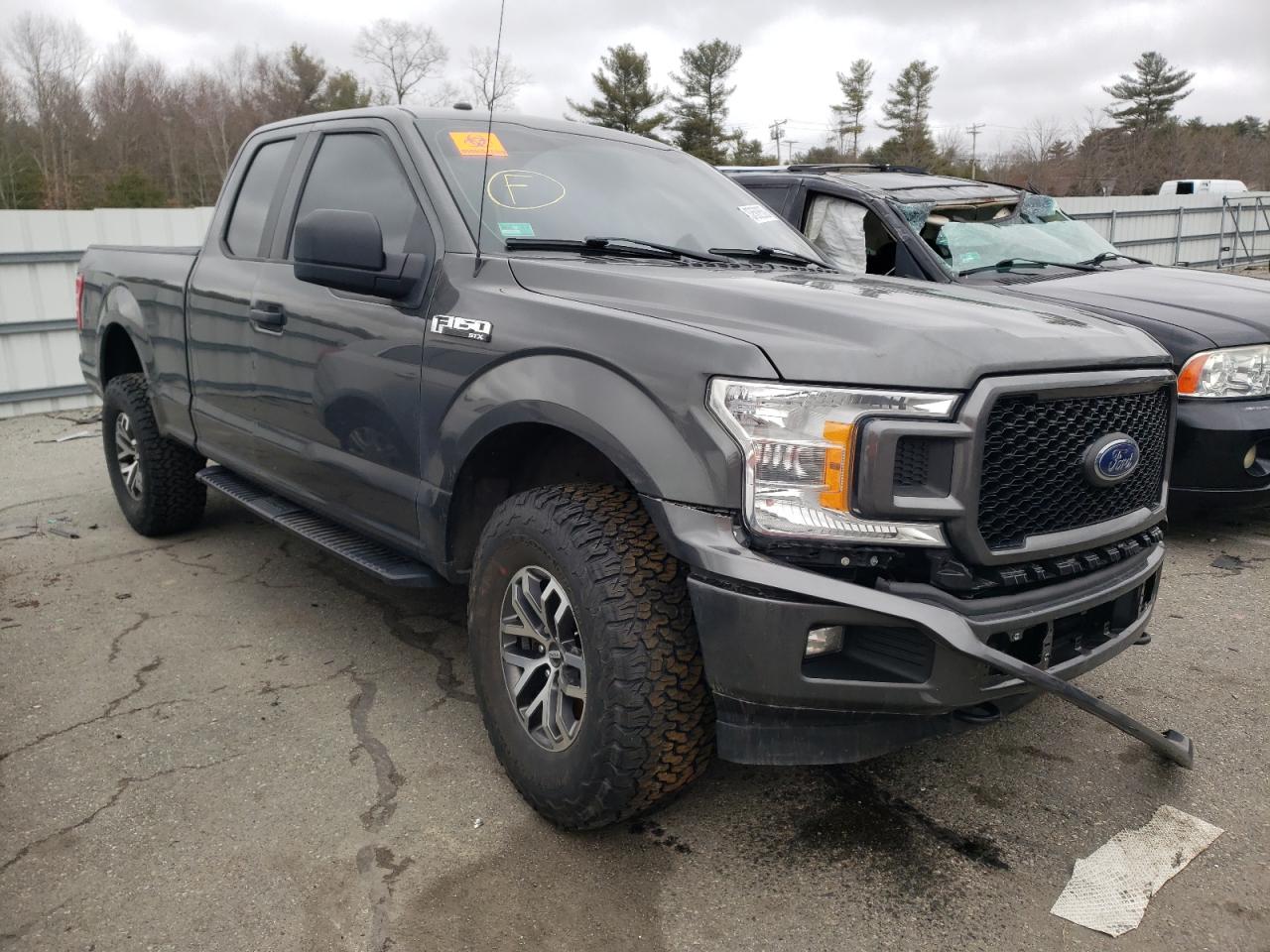 FORD F150 SUPER 2018 with VIN 1FTEX1EP2JKE74258 - Photo from auction