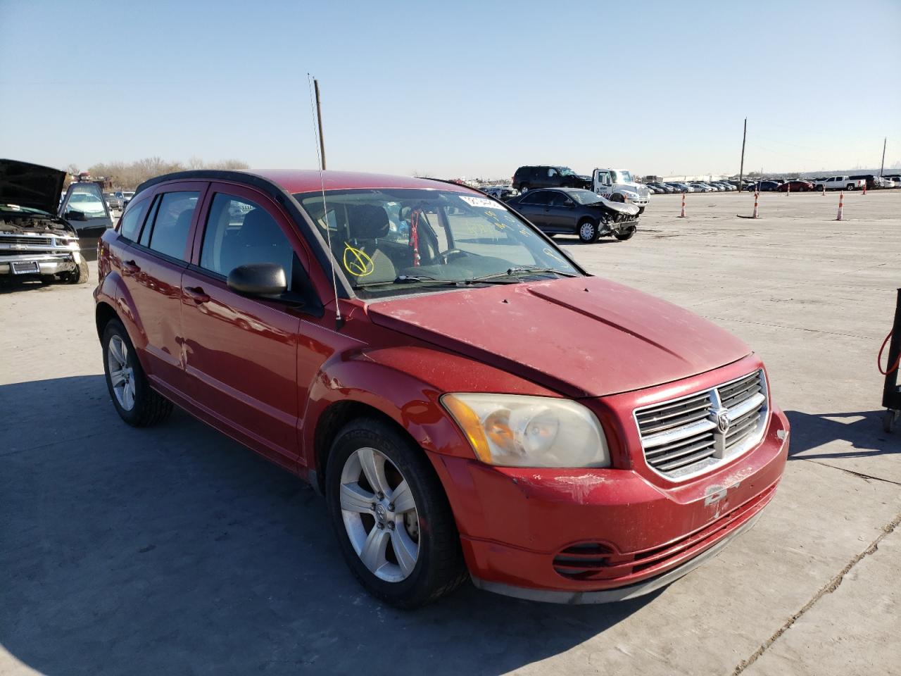 DODGE CALIBER SX 2010 with VIN 1B3CB4HA9AD598533 - Photo from auction