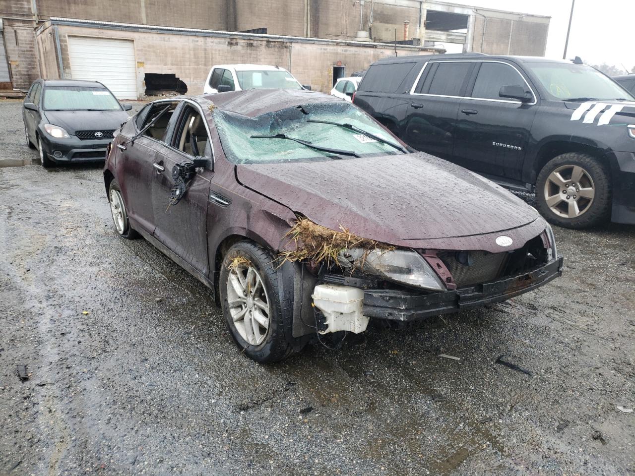 KIA OPTIMA LX 2012 with VIN 5XXGM4A70CG044797 - Photo from auction