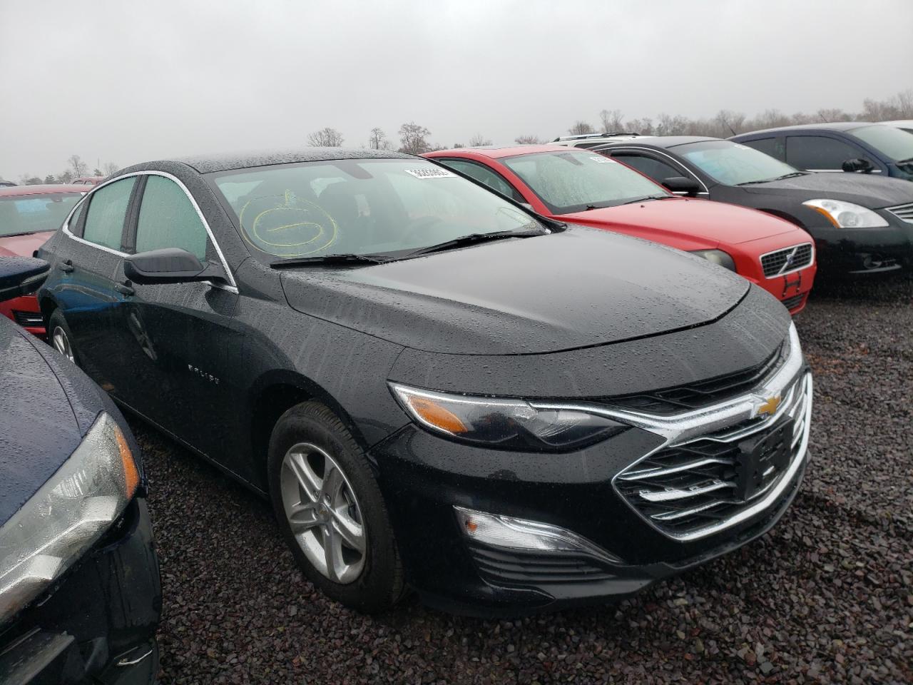 CHEVROLET MALIBU LS 2021 with VIN 1G1ZB5ST2MF087000 - Photo from auction