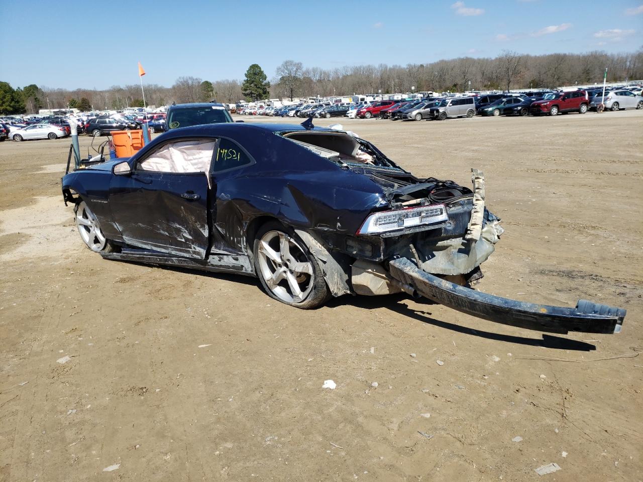 Photo 3 from auction – 2015 CHEVROLET CAMARO LT with VIN 2G1FD1E38F9174445