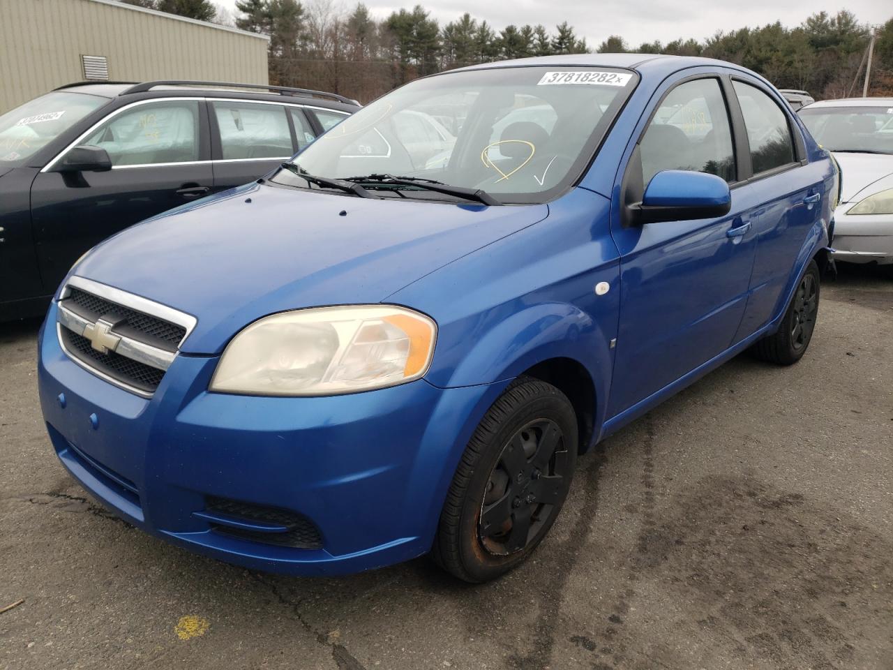 Photo 2 from auction – 2007 CHEVROLET AVEO BASE with VIN KL1TD56667B082011