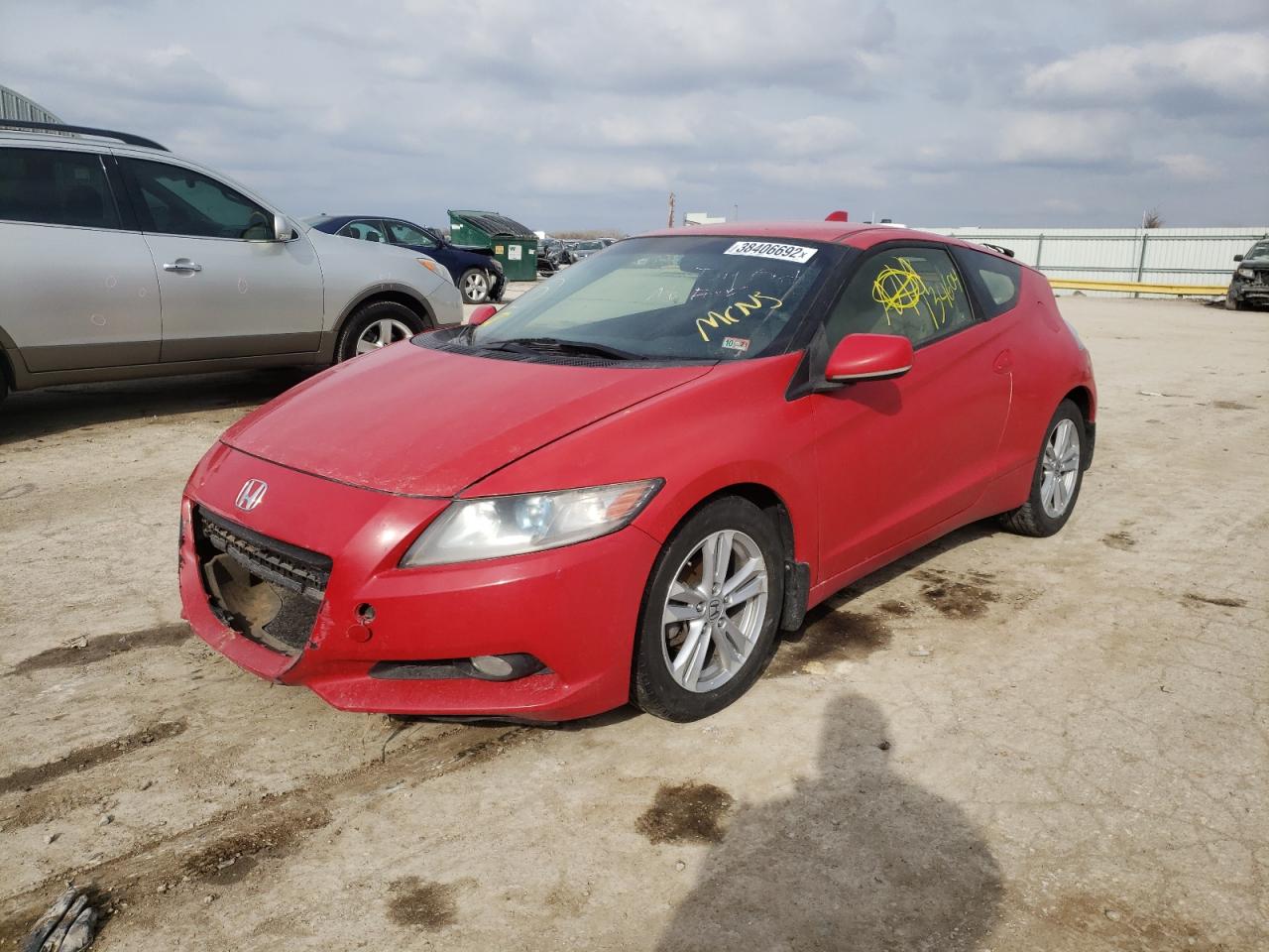Photo 2 from auction – 2012 HONDA CR-Z EX with VIN JHMZF1D67CS004435