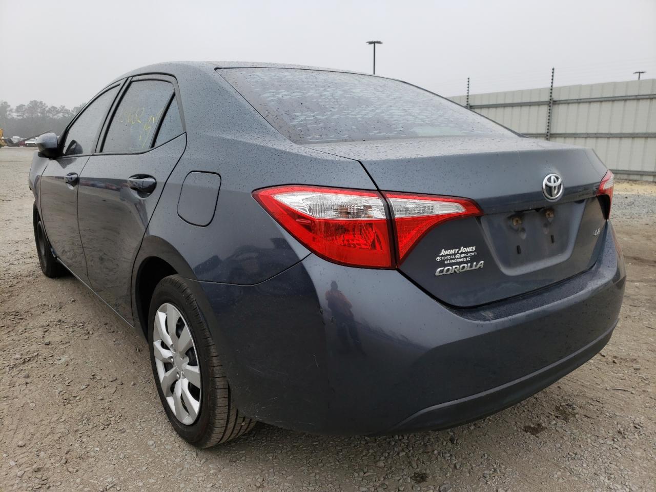 Photo 3 from auction – 2014 TOYOTA COROLLA L with VIN 5YFBURHE0EP168185