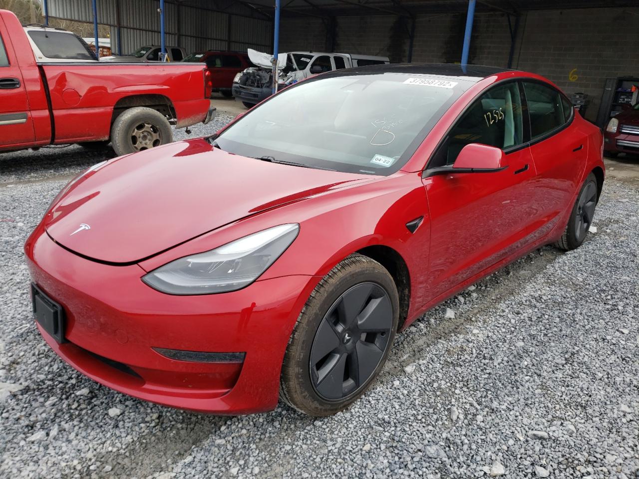 Photo 2 from auction – 2021 TESLA MODEL 3 with VIN 5YJ3E1EA8MF915059