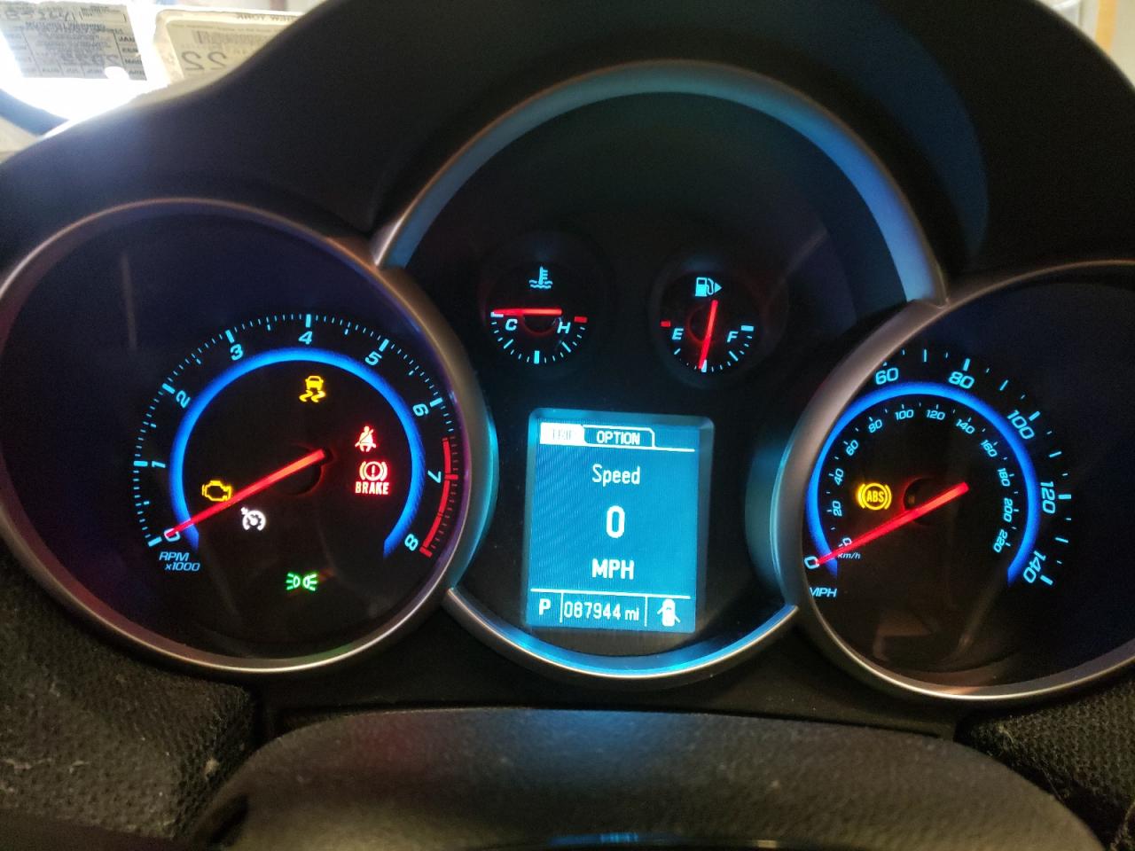 Photo 8 from auction – 2015 CHEVROLET CRUZE LT with VIN 1G1PC5SB7F7203431