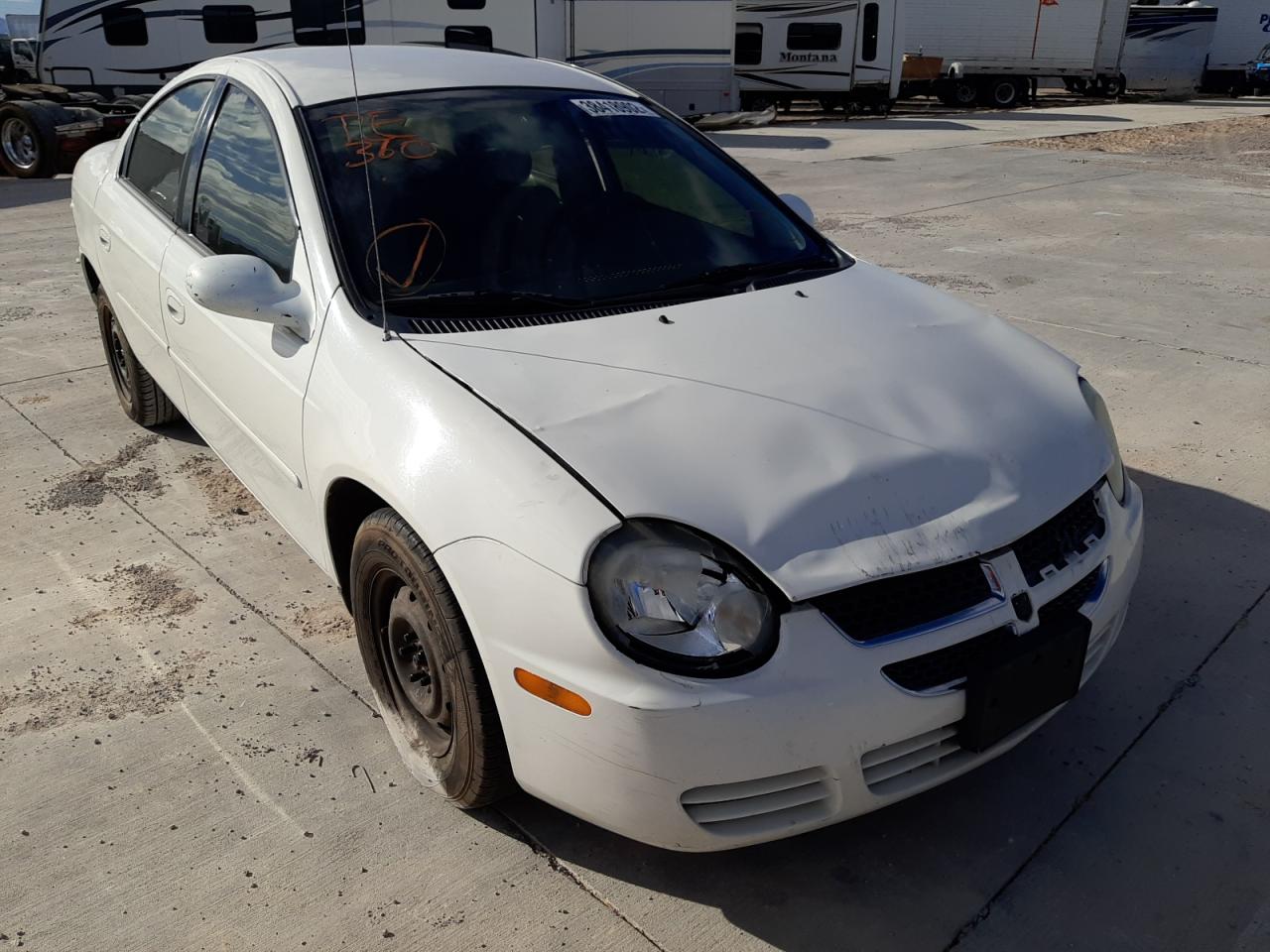 DODGE NEON SXT 2004 with VIN 1B3ES56C34D644669 - Photo from auction