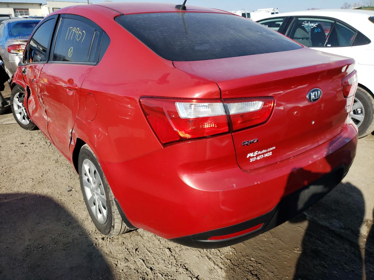 Photo 3 from auction – 2013 KIA RIO LX with VIN KNADM4A32D6179907