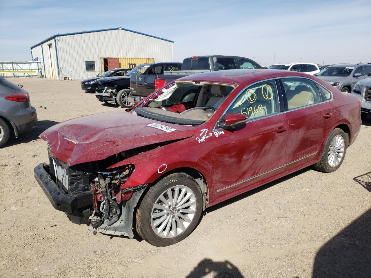 Photo 2 from auction – 2016 VOLKSWAGEN PASSAT SE with VIN 1VWBT7A32GC048784
