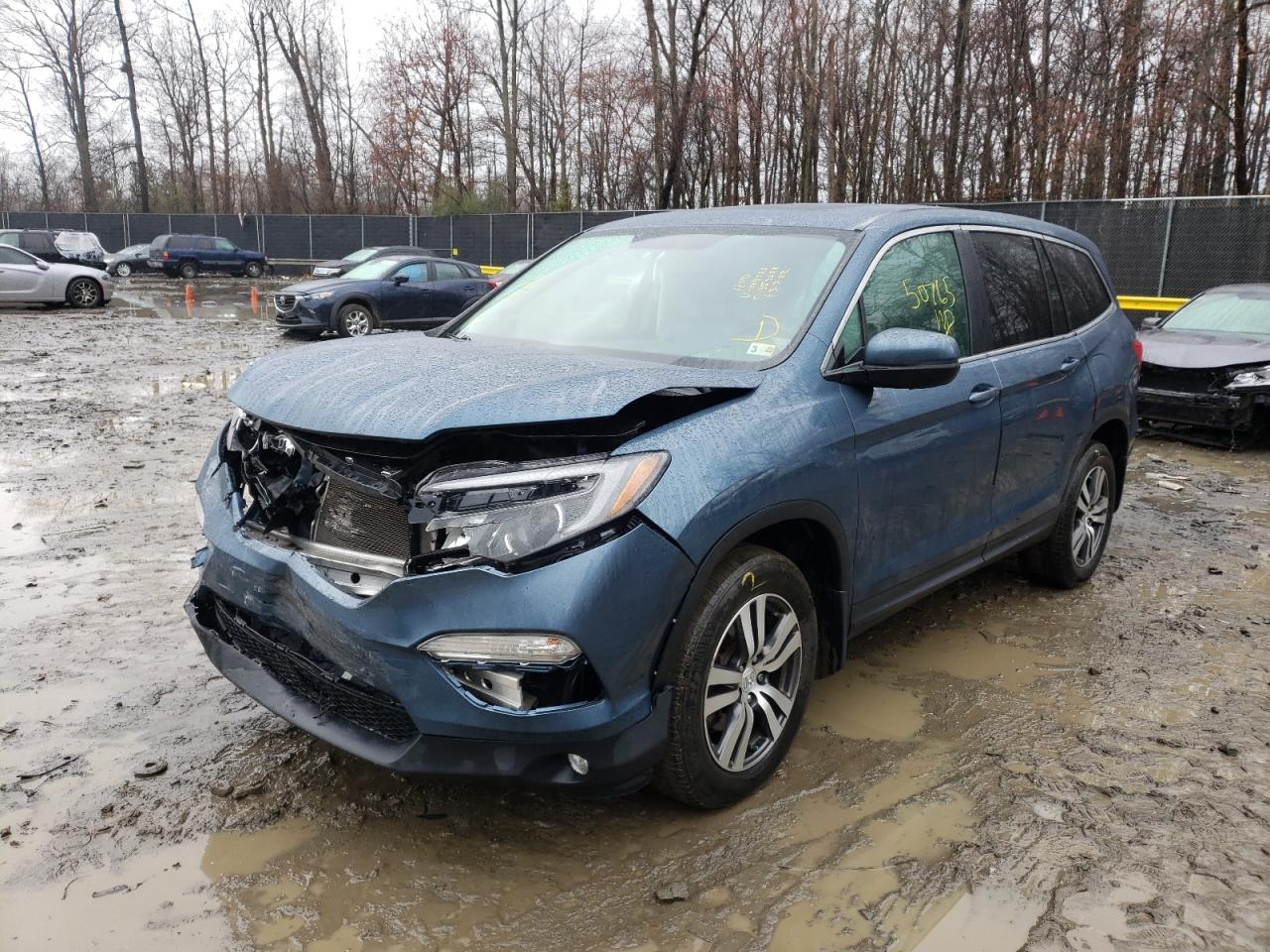 Photo 2 from auction – 2017 HONDA PILOT EXL with VIN 5FNYF6H82HB004255