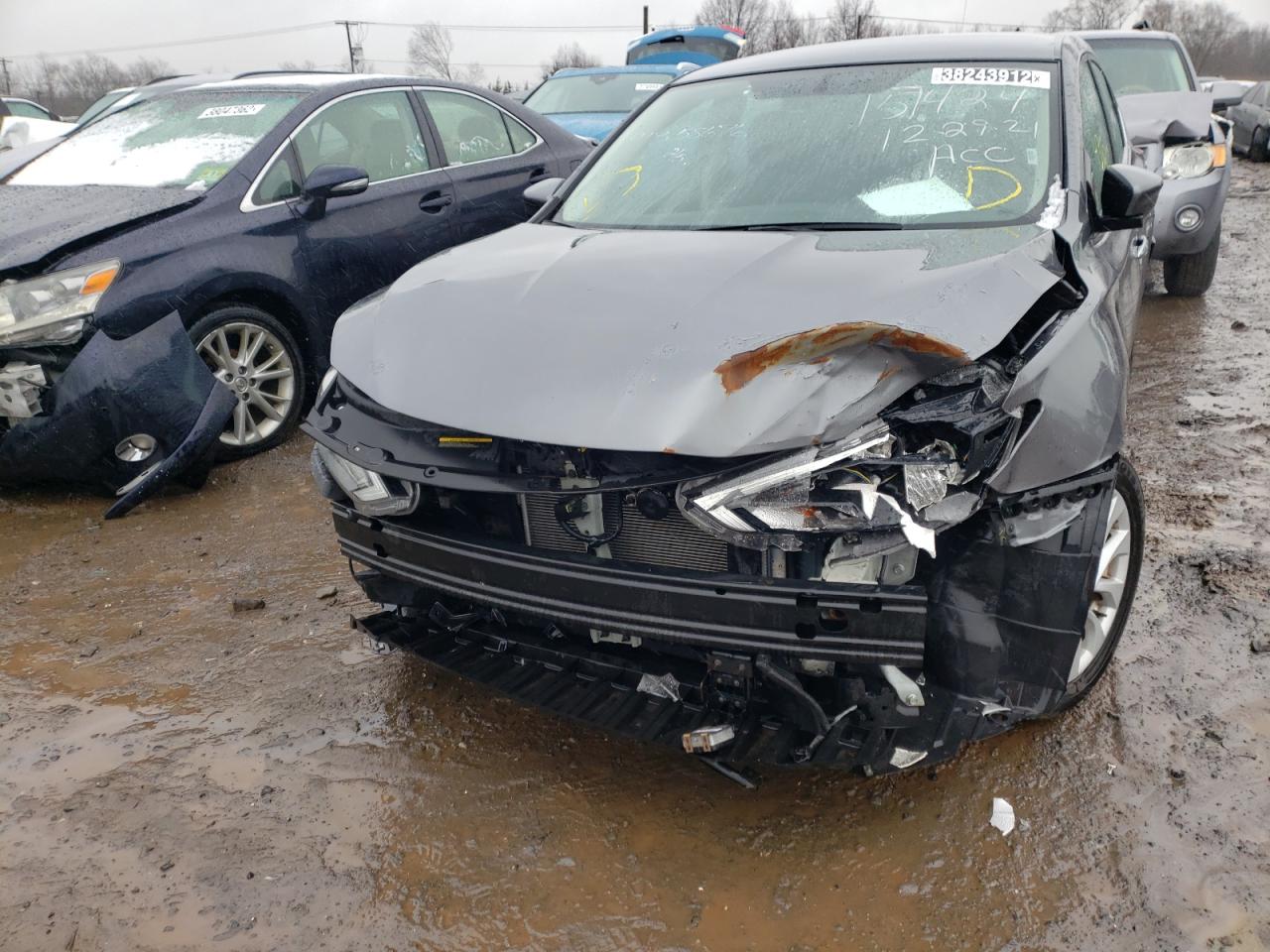 Photo 9 from auction – 2019 NISSAN SENTRA S with VIN 3N1AB7AP2KL623907