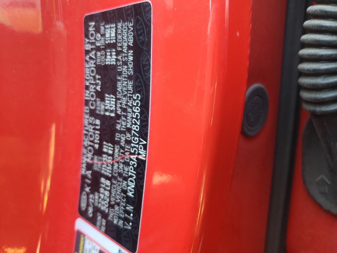 صورة رقم 10 من المزاد - 2016 KIA SOUL + مع VIN KNDJP3A51G7825655