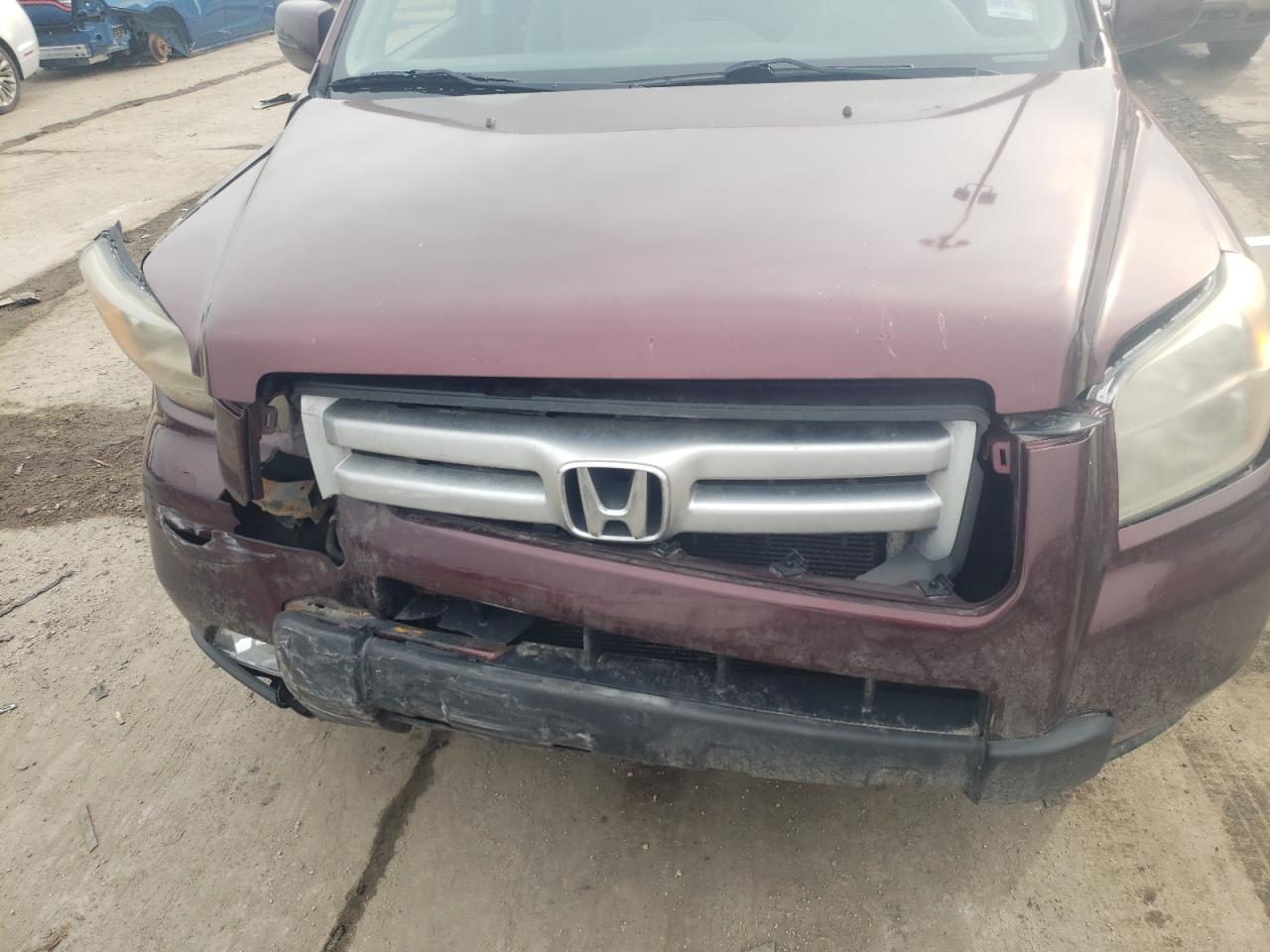 Photo 7 from auction – 2007 HONDA PILOT EXL with VIN 2HKYF18517H526979