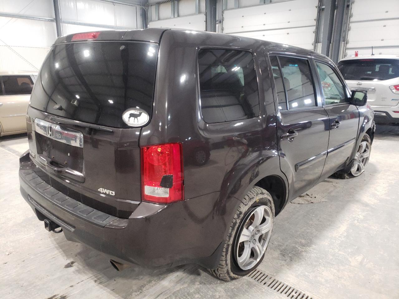 Photo 4 from auction – 2012 HONDA PILOT EXL with VIN 5FNYF4H52CB025206