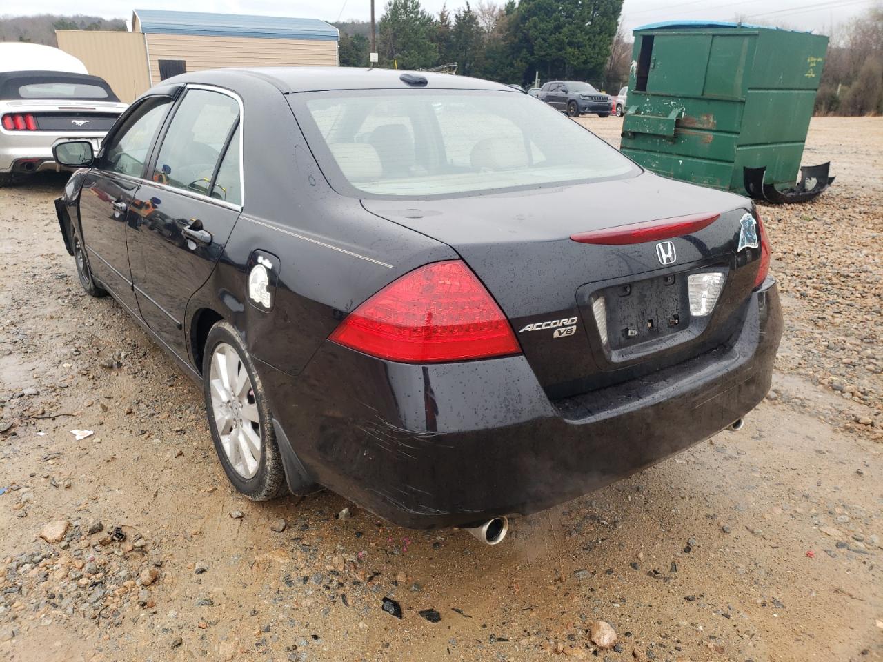 Photo 3 from auction – 2007 HONDA ACCORD EX with VIN 1HGCM66507A014123