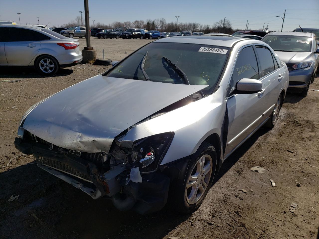 Photo 2 from auction – 2007 HONDA ACCORD EX with VIN 1HGCM56887A200898