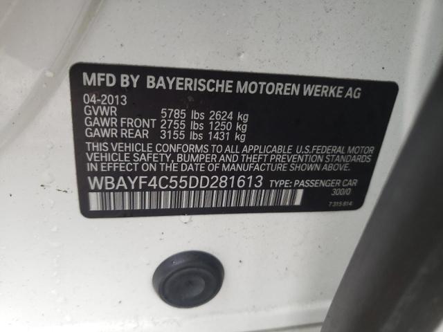 Photo 10 from auction – 2013 BMW 740 LXI with VIN WBAYF4C55DD281613