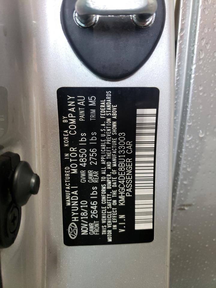 Фото 10 с аукциона – 2011 HYUNDAI GENESIS 3. с VIN KMHGC4DE8BU133003