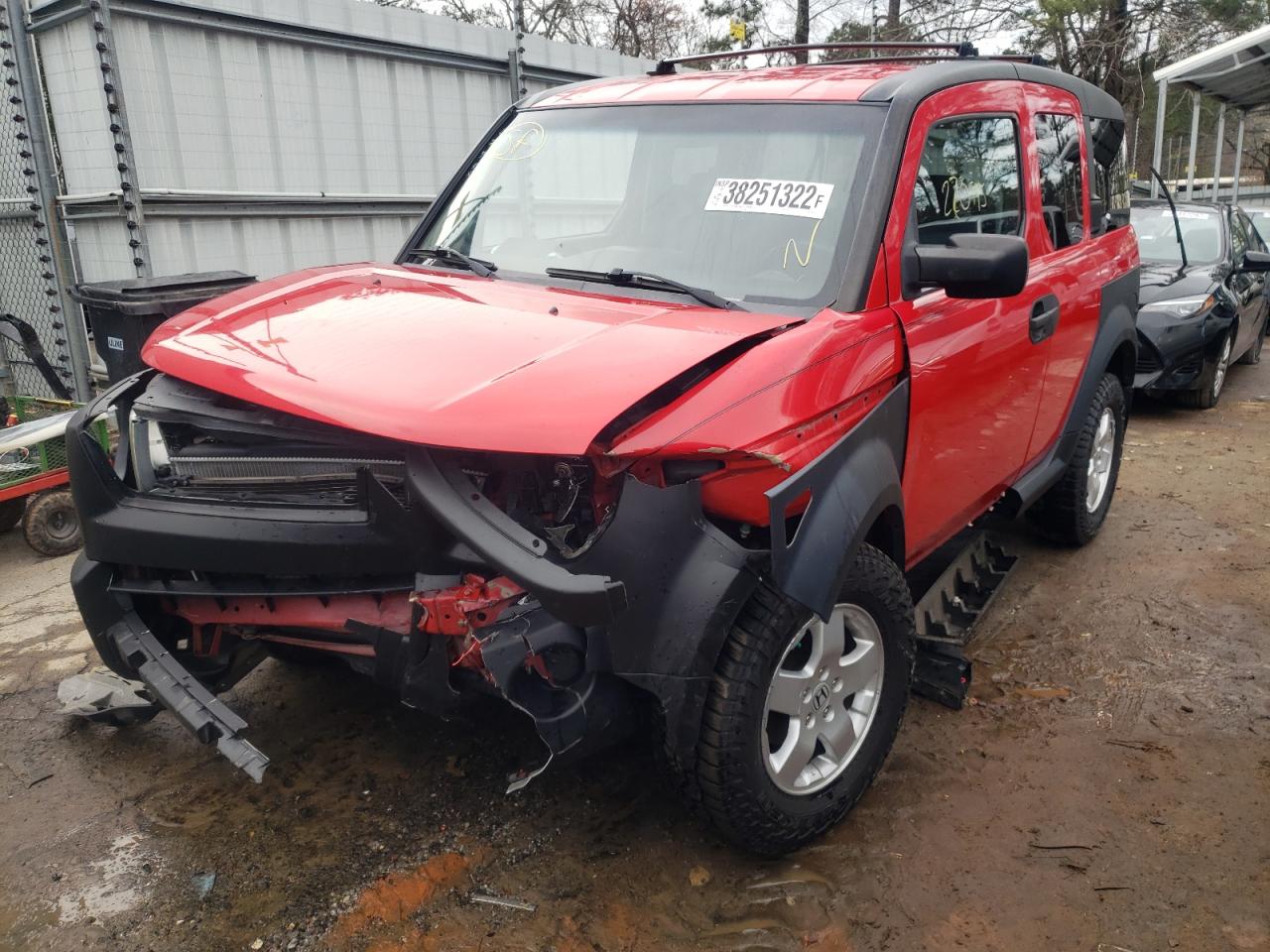 Photo 2 from auction – 2005 HONDA ELEMENT EX with VIN 5J6YH276X5L003165