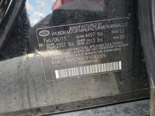 Photo 10 from auction – 2015 HYUNDAI SONATA SE with VIN 5NPE24AF3FH182069