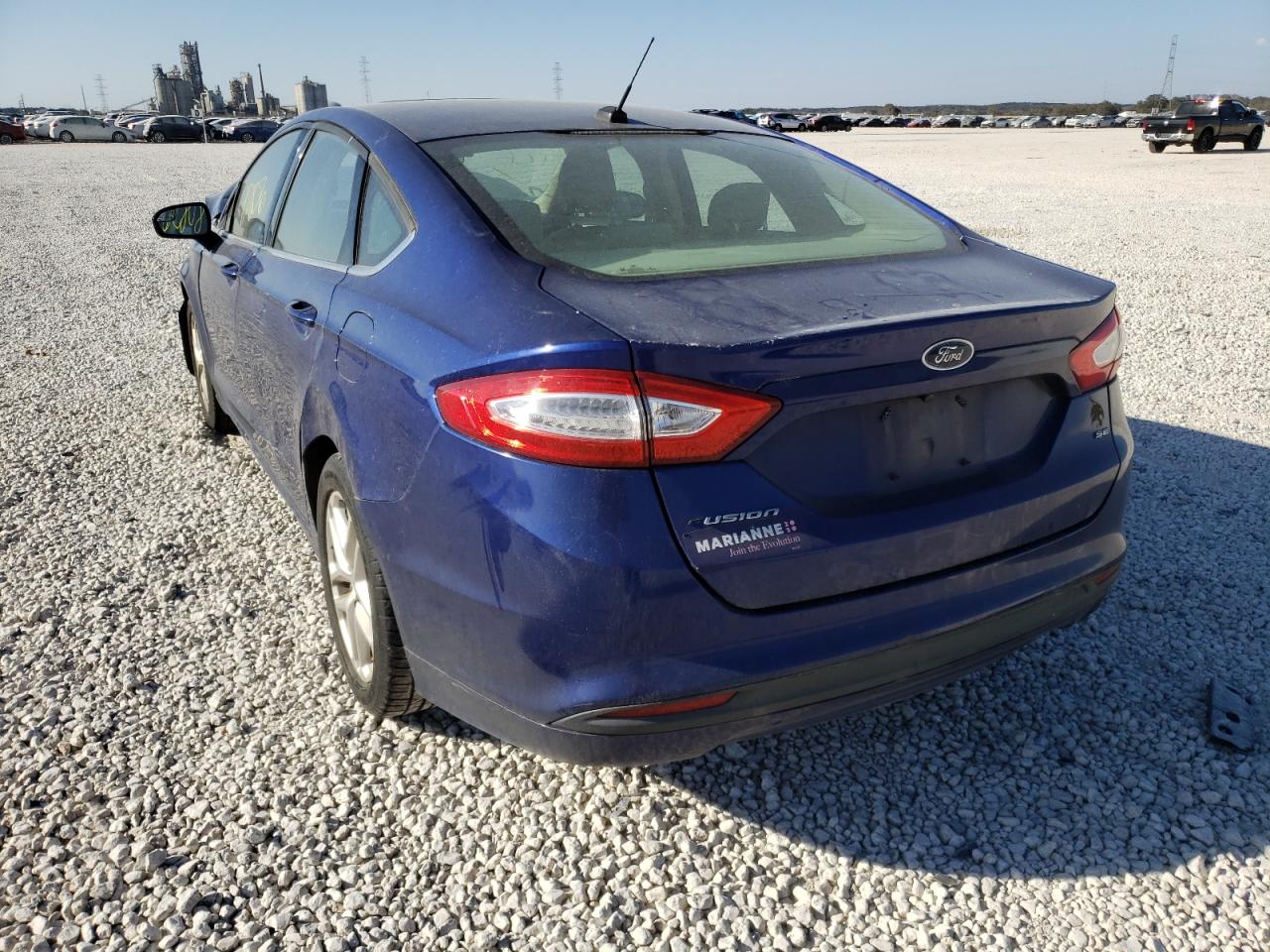 Photo 3 from auction – 2013 FORD FUSION SE with VIN 3FA6P0H7XDR191798