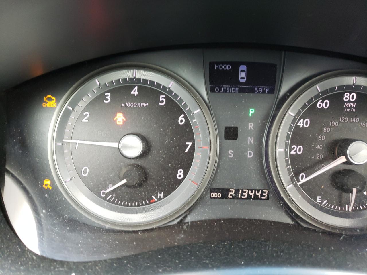 Photo 8 from auction – 2009 LEXUS ES 350 with VIN JTHBJ46G192290654