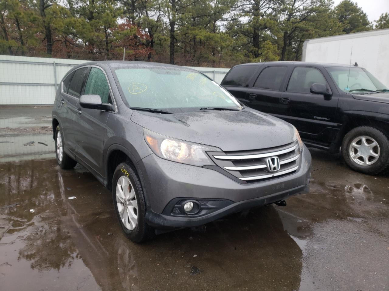 HONDA CR-V EX 2013 with VIN 2HKRM4H53DH658102 - Photo from auction