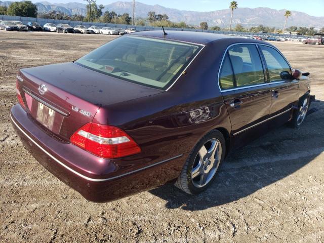 Photo 4 from auction – 2005 LEXUS LS 430 with VIN JTHBN36F255019908