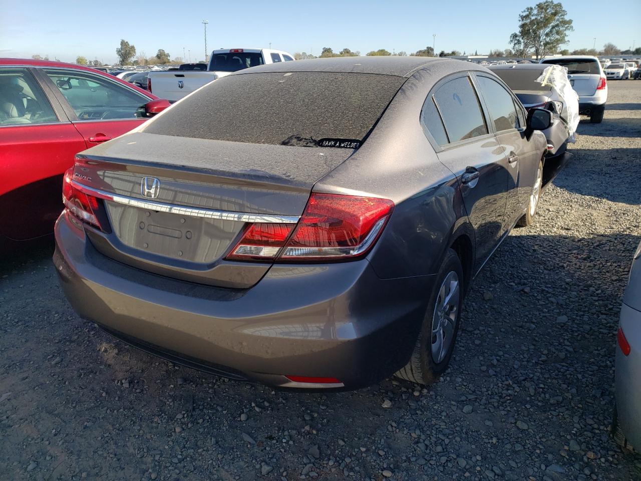 Photo 4 from auction – 2013 HONDA CIVIC LX with VIN 19XFB2F53DE276253