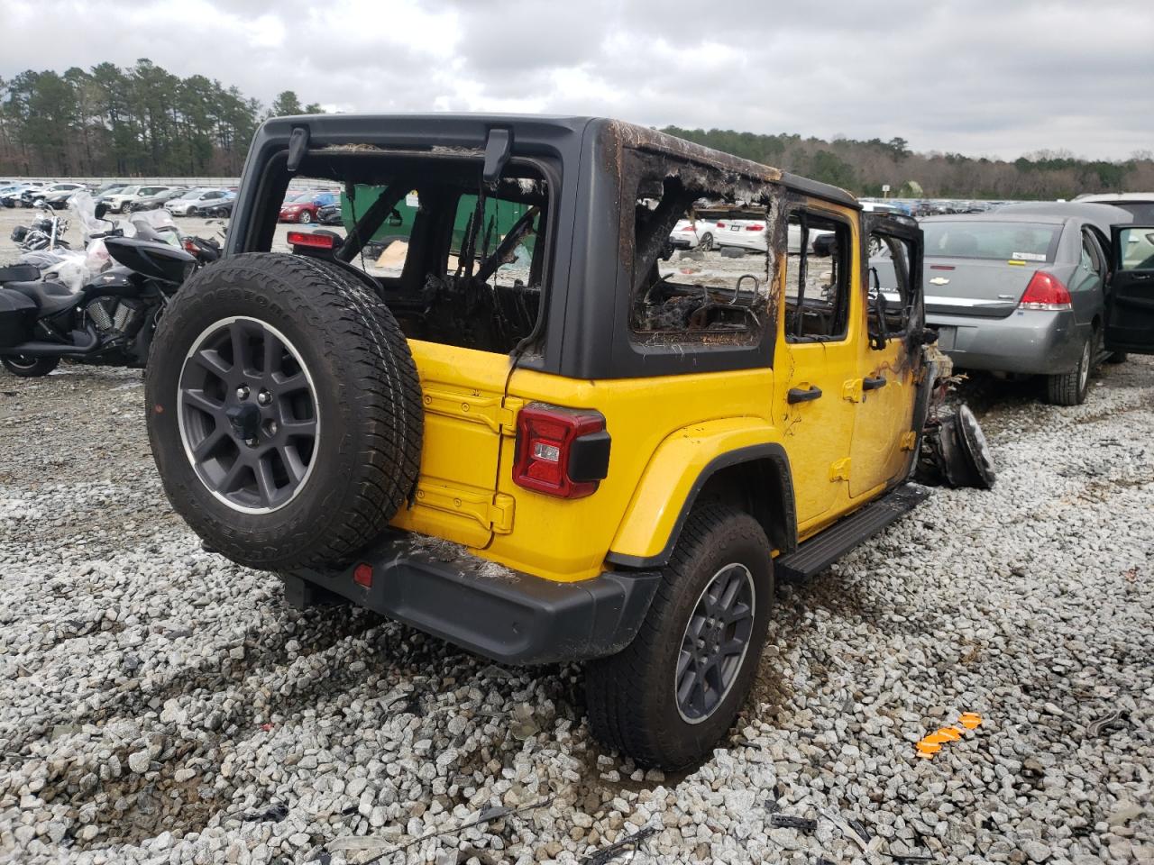 Photo 4 from auction – 2021 JEEP WRANGLER U with VIN 1C4HJXDM4MW657649