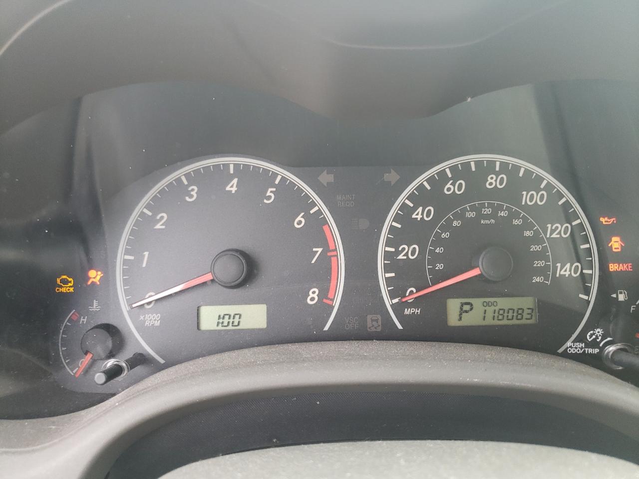 Photo 8 from auction – 2010 TOYOTA COROLLA BA with VIN JTDBU4EE3A9100079