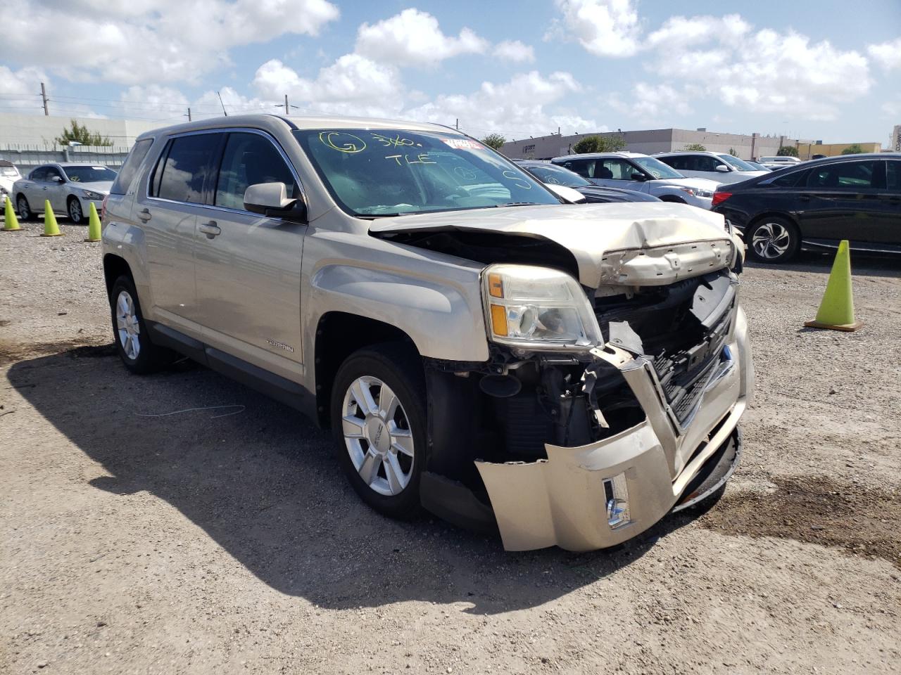 GMC TERRAIN SL 2012 with VIN 2GKALMEK9C6193326 - Photo from auction