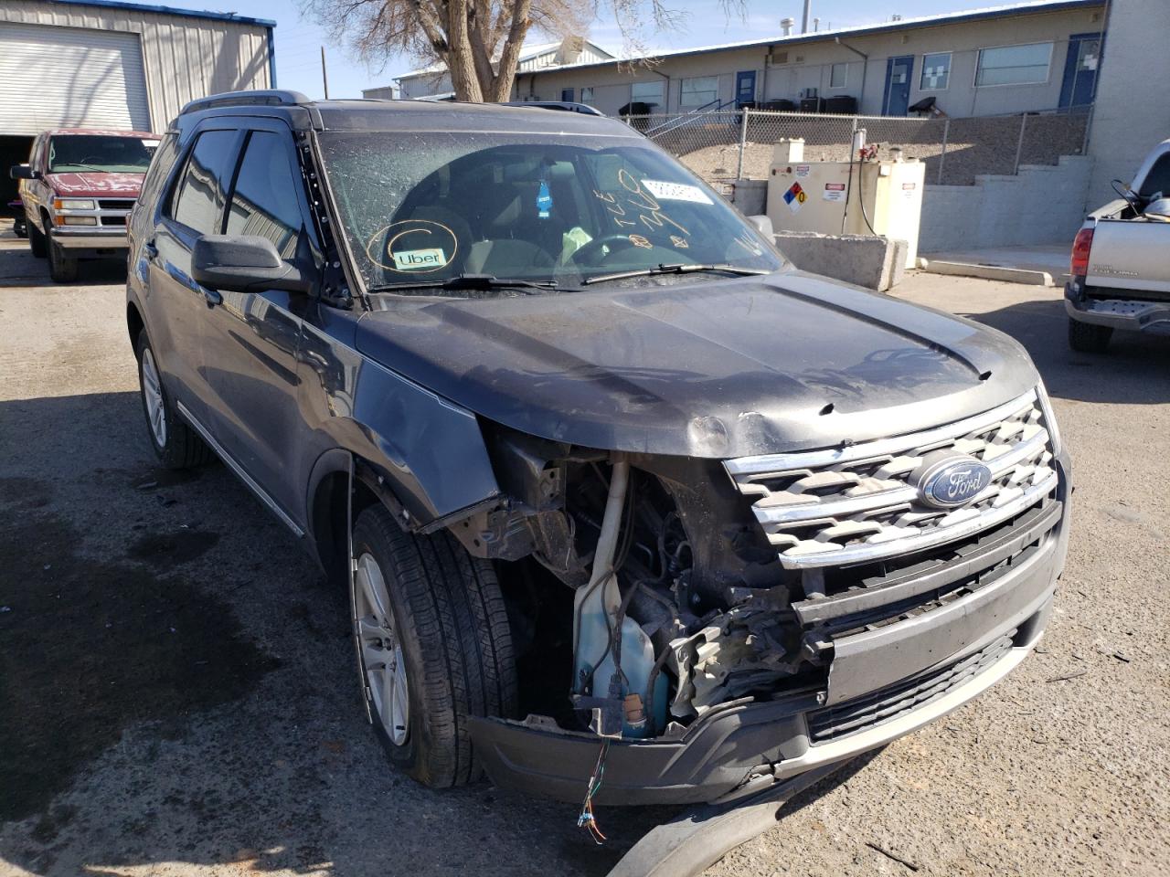FORD EXPLORER X 2018 with VIN 1FM5K8D87JGB56121 - Photo from auction