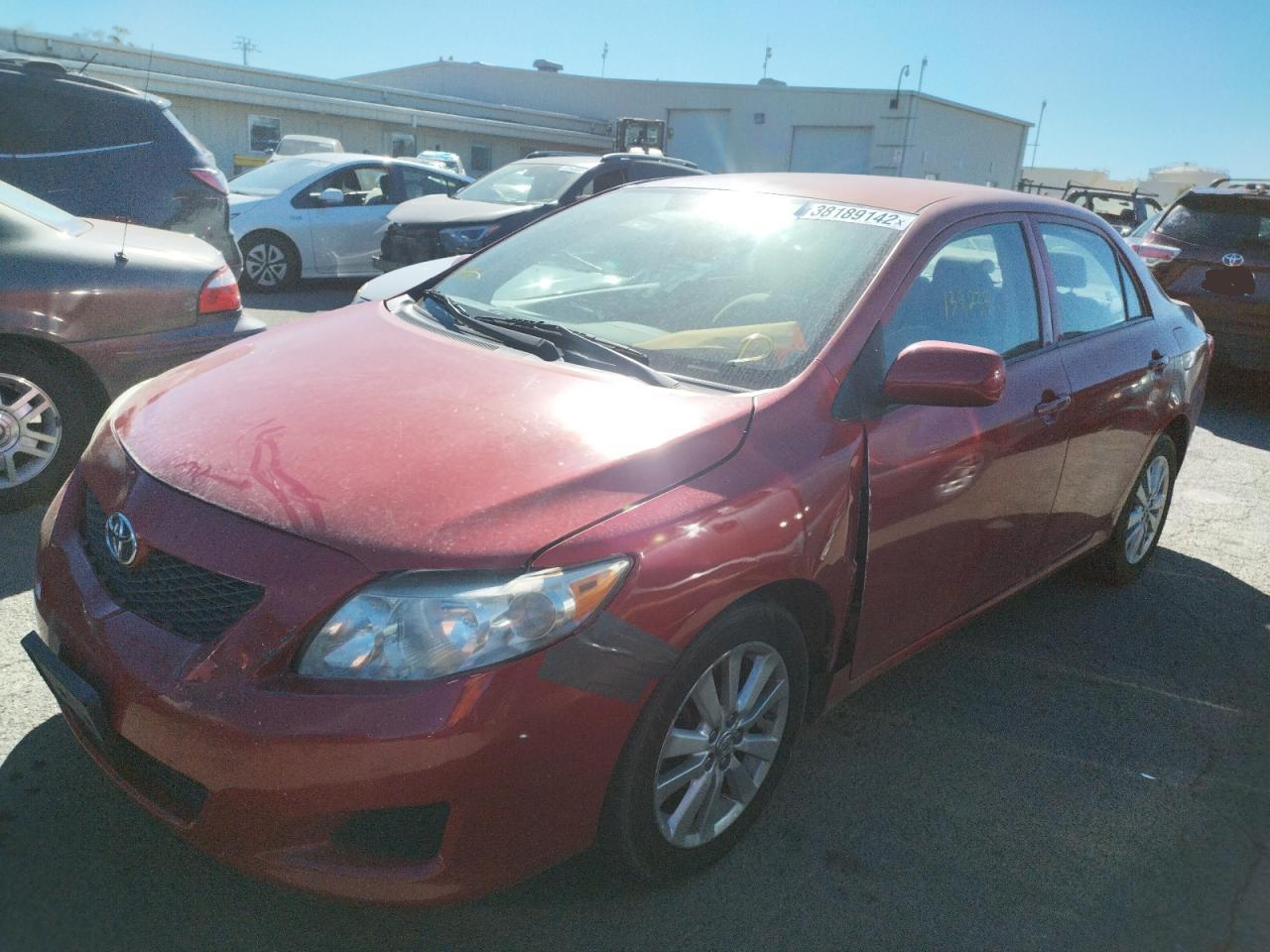 Photo 2 from auction – 2009 TOYOTA COROLLA BA with VIN 1NXBU40E69Z072936