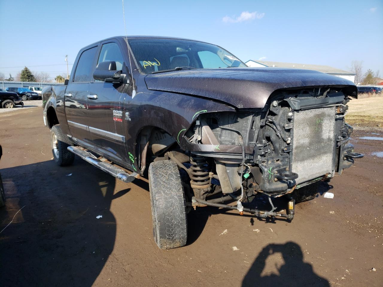 DODGE RAM 2500 2010 with VIN 3D7UT2CL8AG134493 - Photo from auction