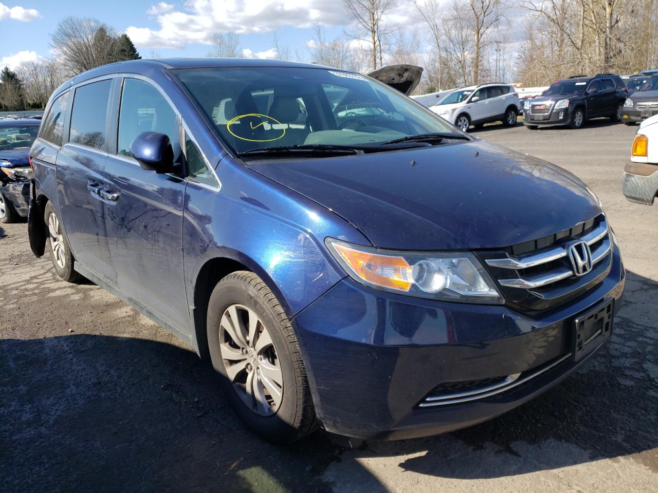 HONDA ODYSSEY EX 2015 with VIN 5FNRL5H65FB090180 - Photo from auction