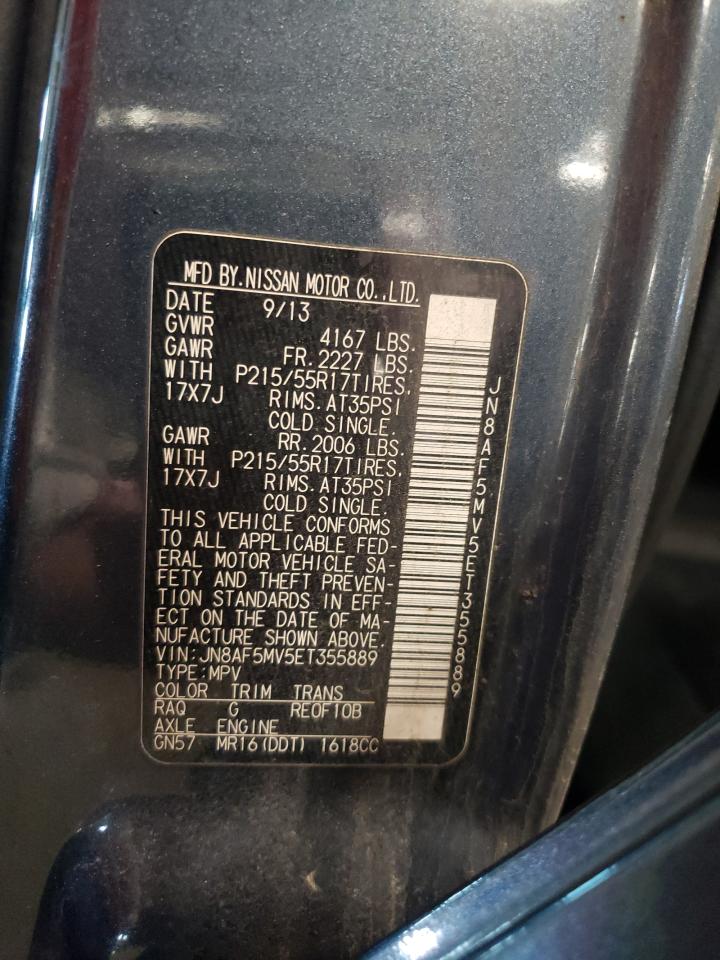 Photo 10 from auction – 2014 NISSAN JUKE S with VIN JN8AF5MV5ET355889