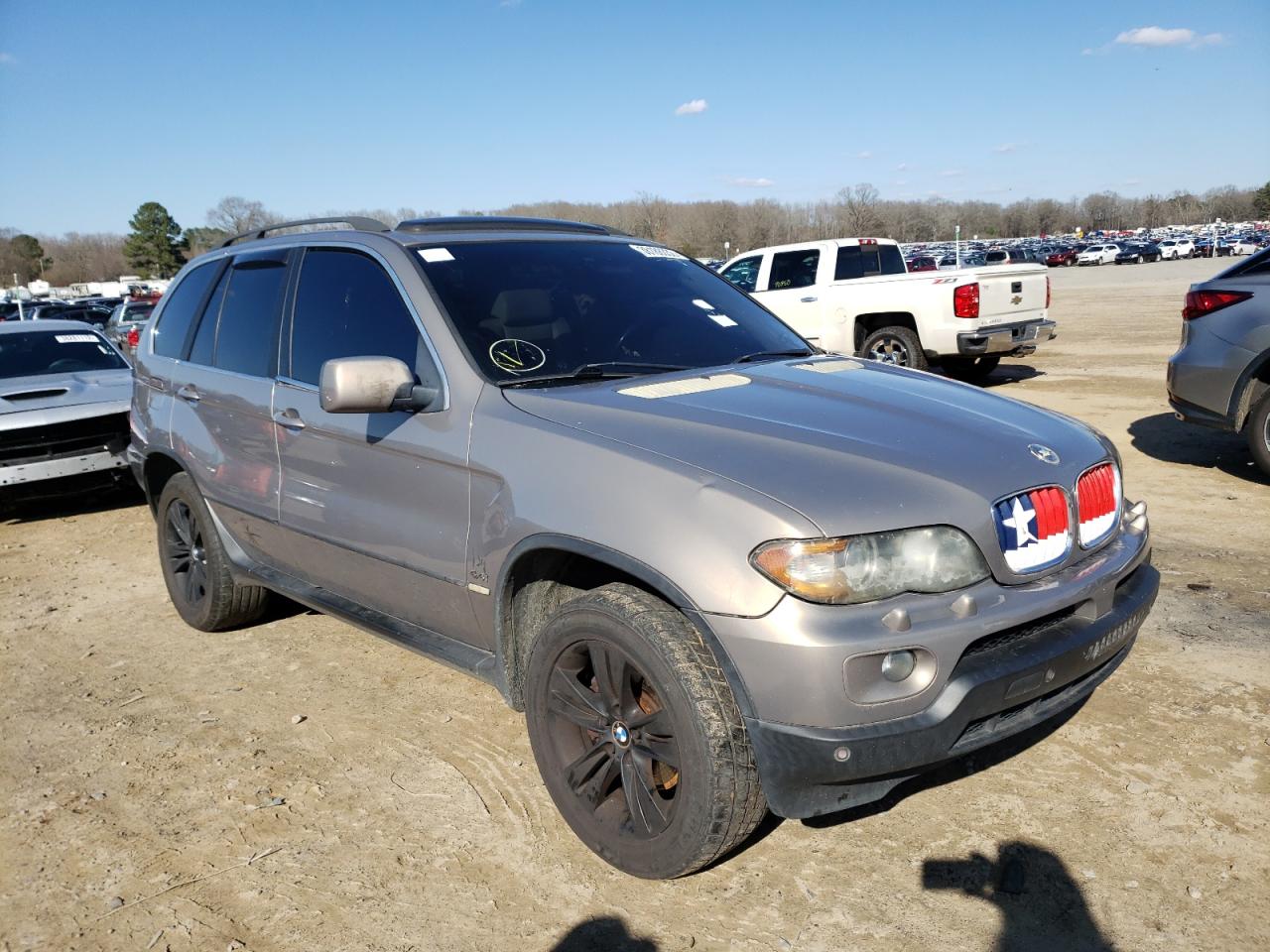 BMW X5 4.4I 2005 with VIN 5UXFB53515LV12377 - Photo from auction