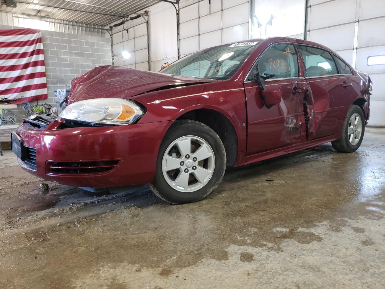 Photo 9 from auction – 2009 CHEVROLET IMPALA 1LT with VIN 2G1WT57K691147732
