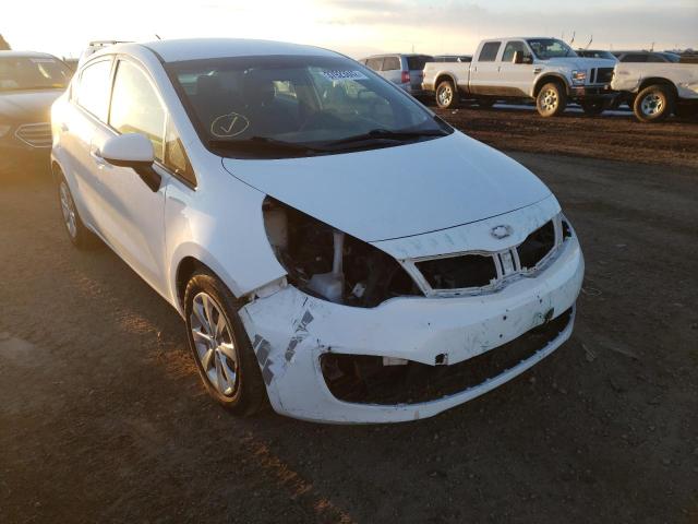 KIA RIO LX 2014 with VIN KNADM4A39E6419665 - Photo from auction